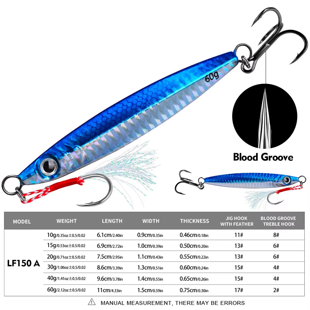 Pilker/Speedjig, 10G-60G