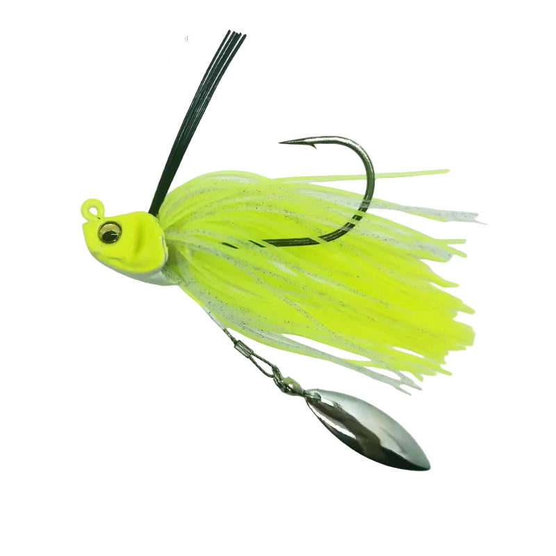 Rubberjig mit Spinnerblade