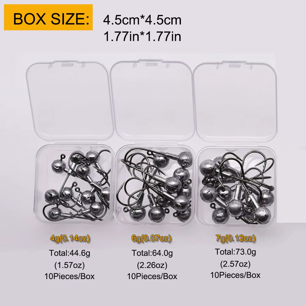 Rundkopf-Jiggingkopf