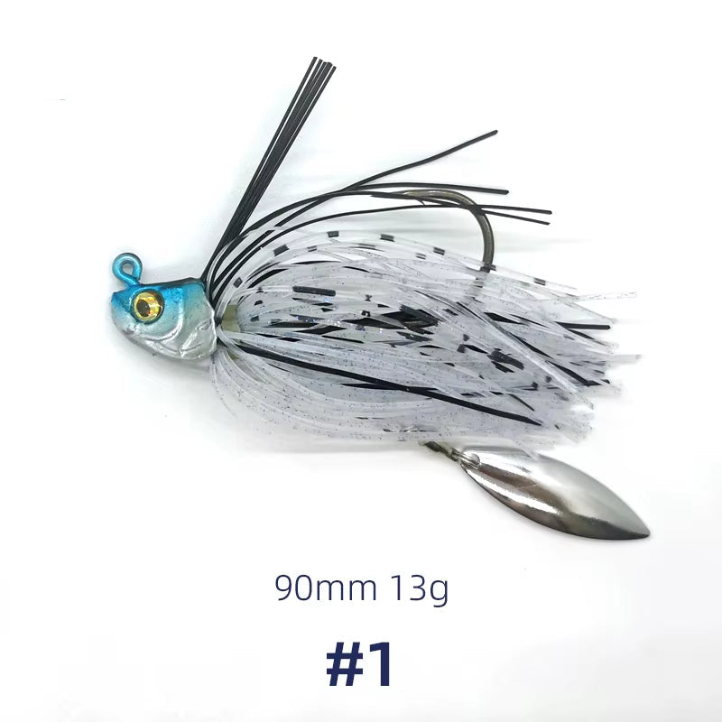 Rubberjig mit Spinnerblade