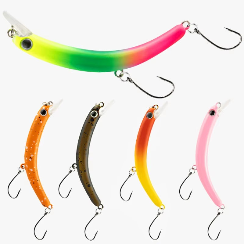 Sinkender Köder, Biegungsköder, Kurbelköder, 4 G, 63 Mm, Forellen-Wobbler, Angelköder, Süßwasser-Minnow-Kurbel, Künstlicher Harter Köder, Bachgerät