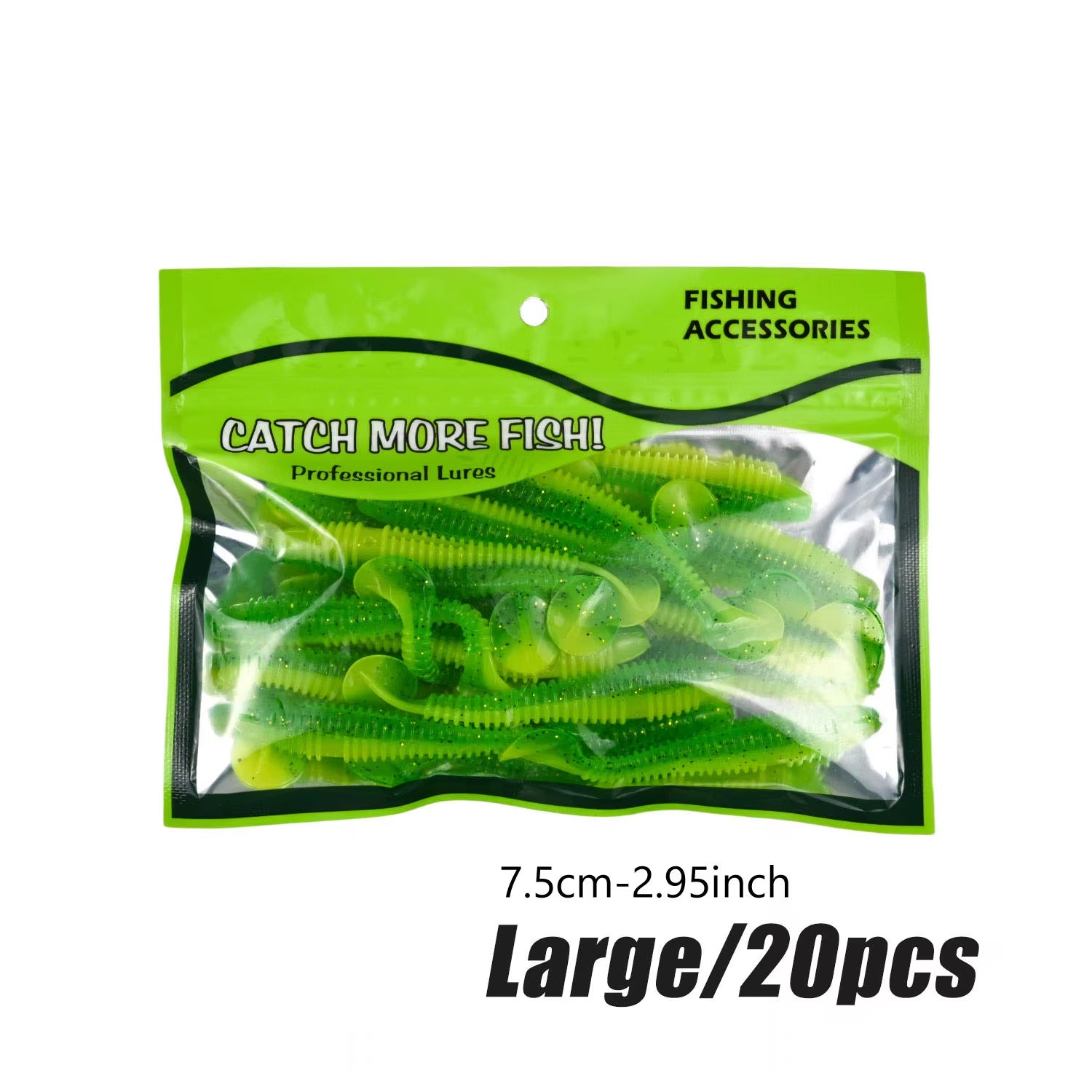 20 Gummifische, 5,5cm/7,5cm