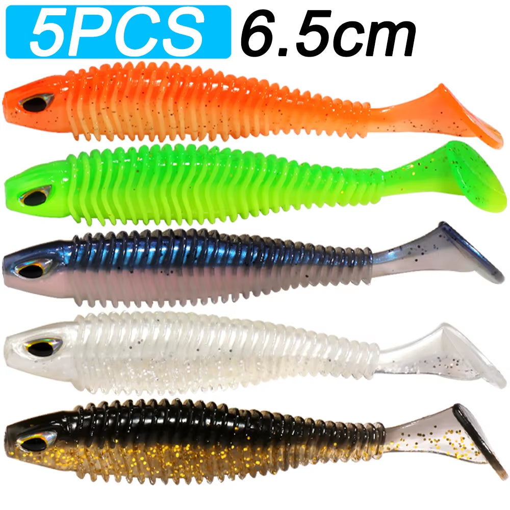 Gummifische 5/10 St., 6;5cm/7,5cm/10,5cm