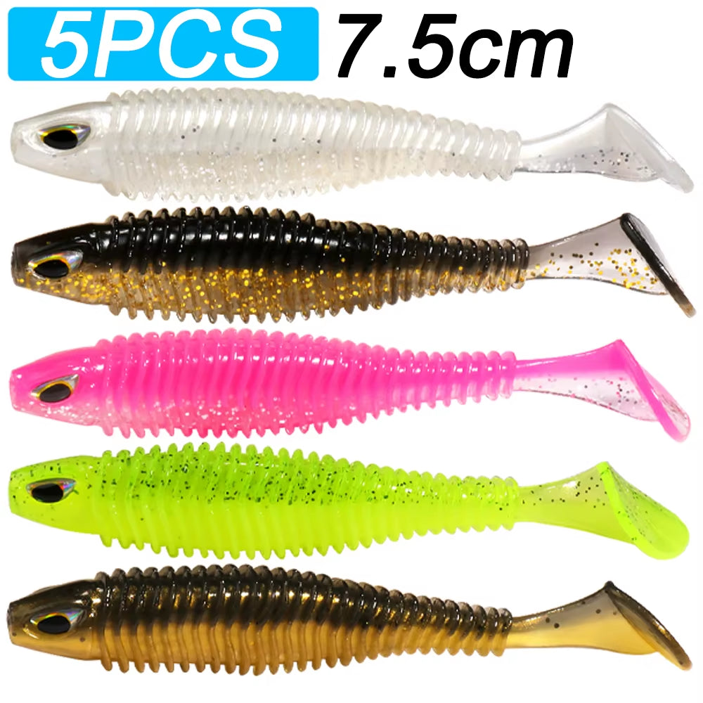 Gummifische 5/10 St., 6;5cm/7,5cm/10,5cm