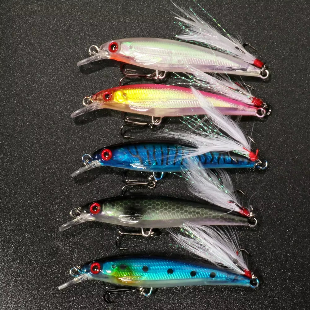 5 Wobbler, 9cm und 13,6G