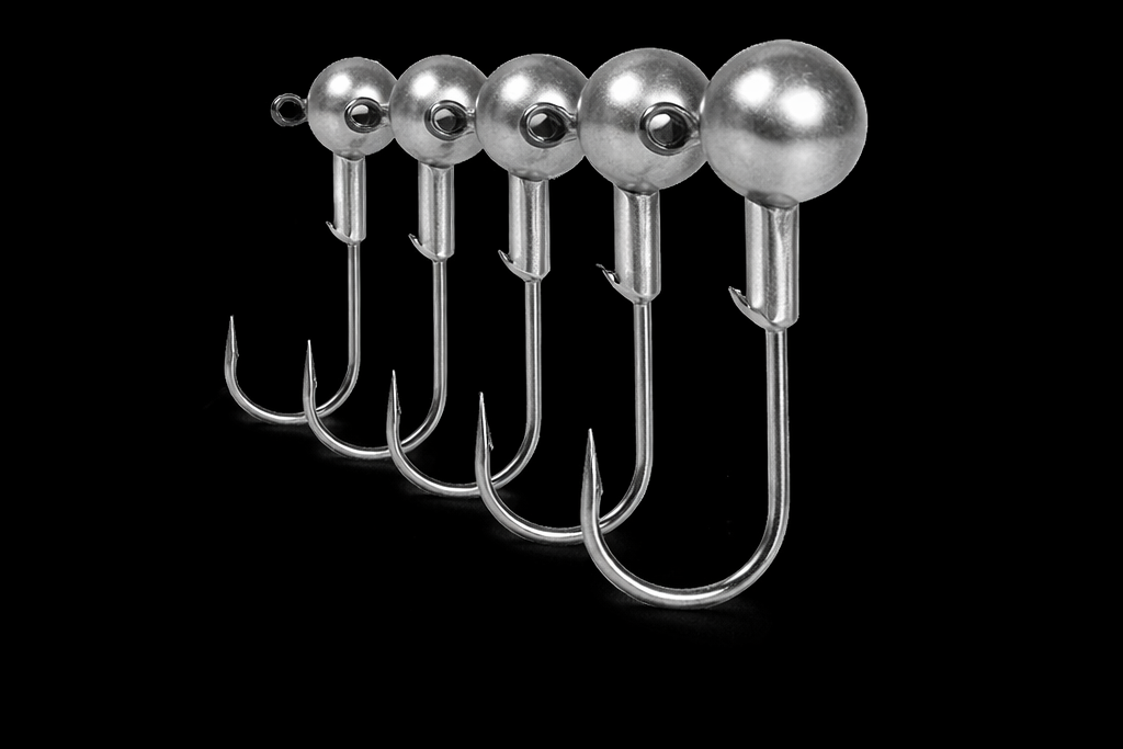 10 stk. Rund-Jigköpfe