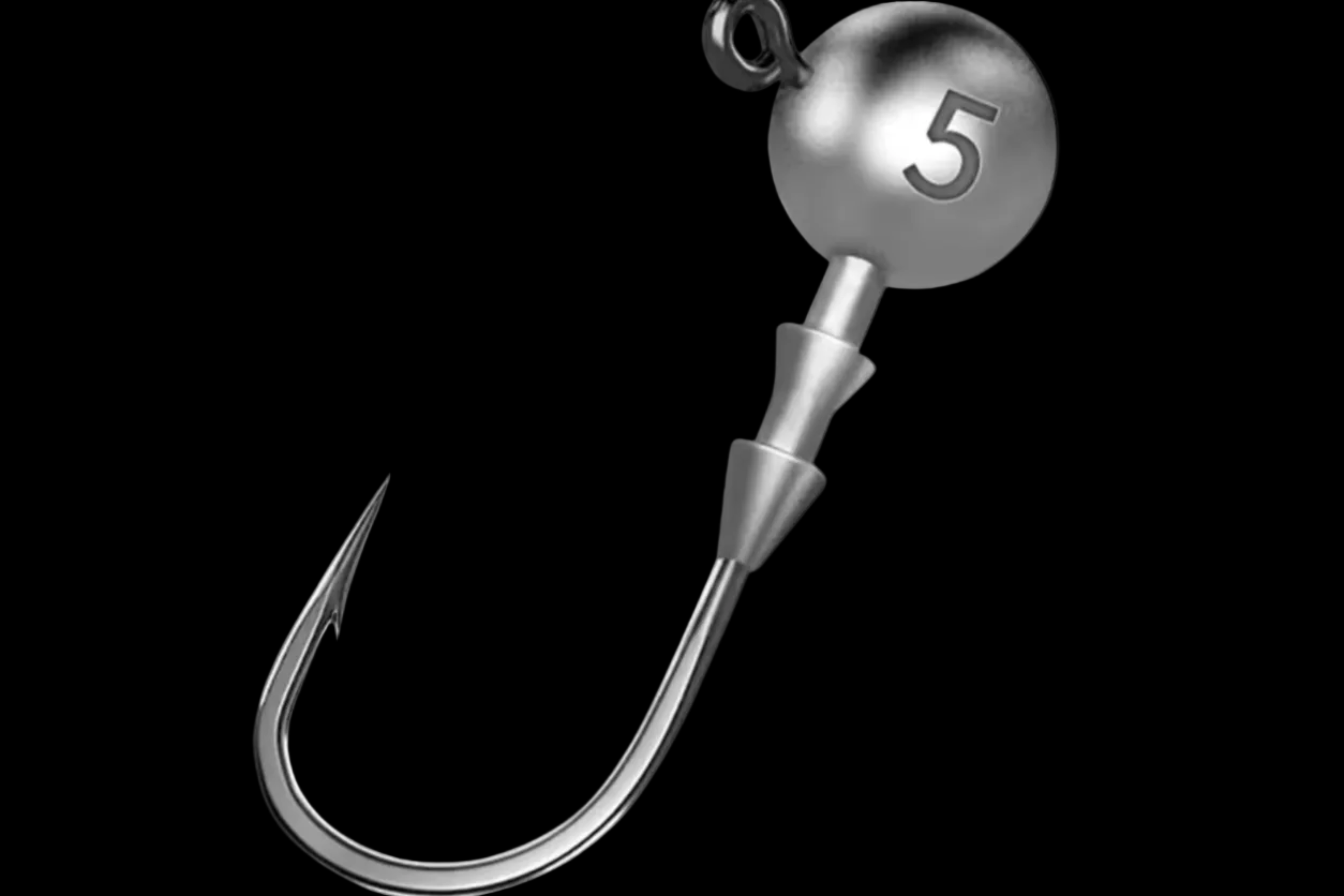 10 stk.Rundkopf-Jiggingkopf