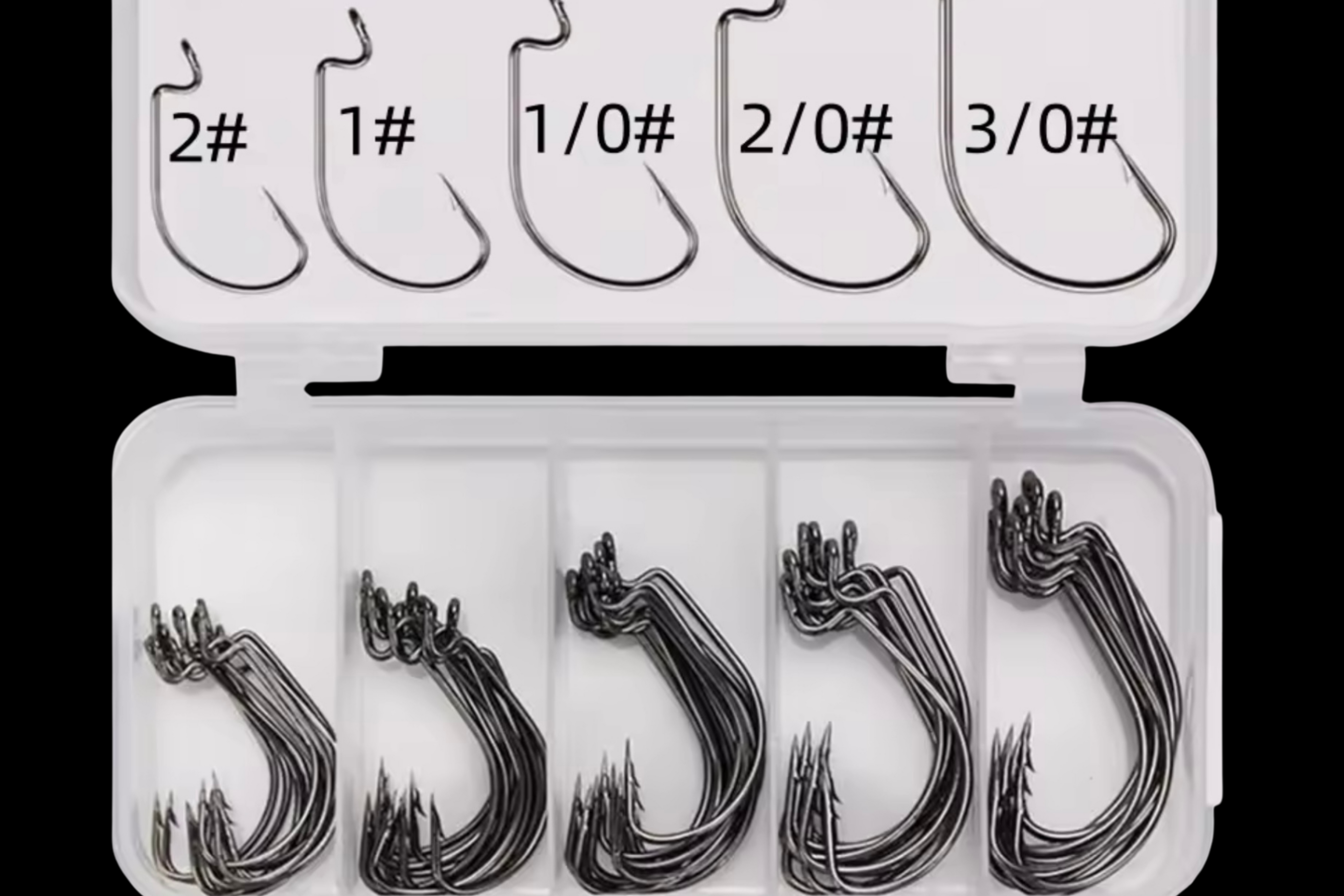 50 Offset-Haken in 5 verschiedenen Größen