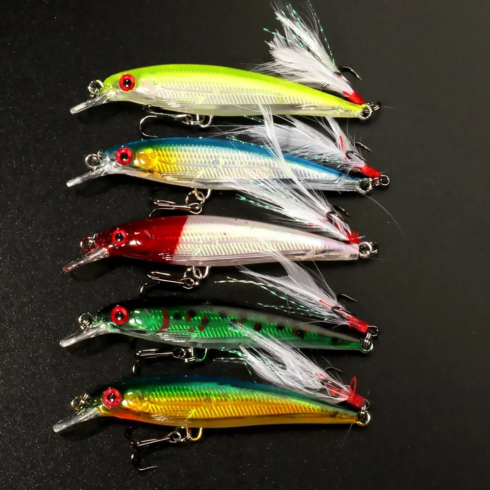 5 Wobbler, 9cm und 13,6G