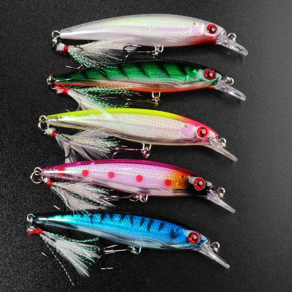 5 Wobbler, 9cm und 13,6G