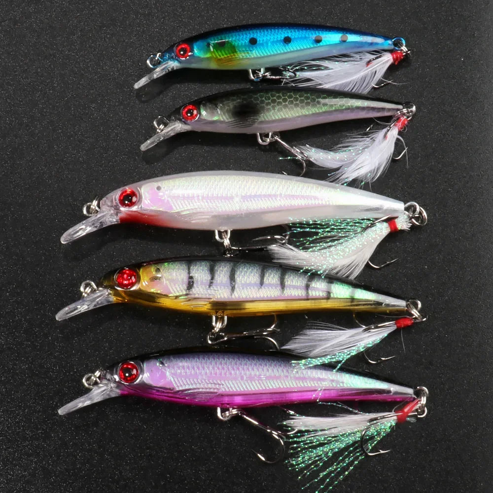 5 Wobbler, 9cm und 13,6G