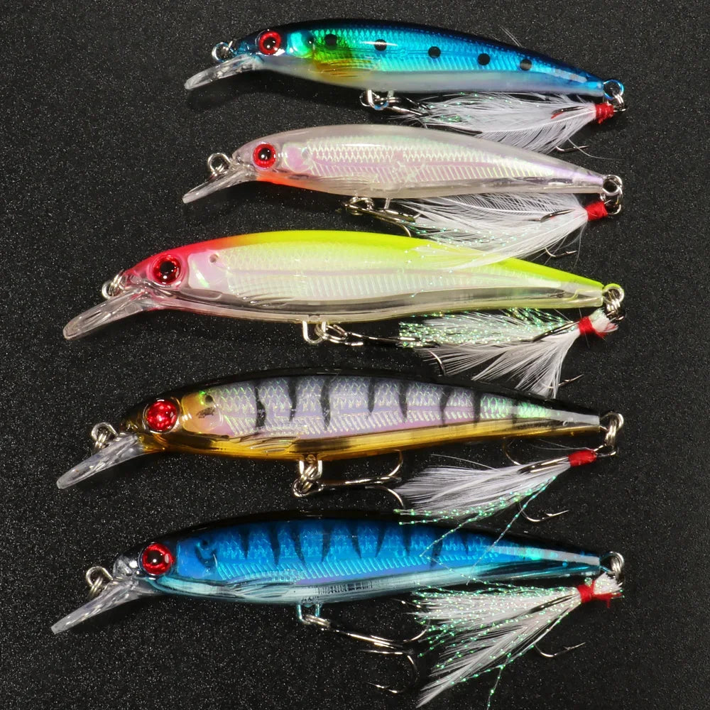 5 Wobbler, 9cm und 13,6G