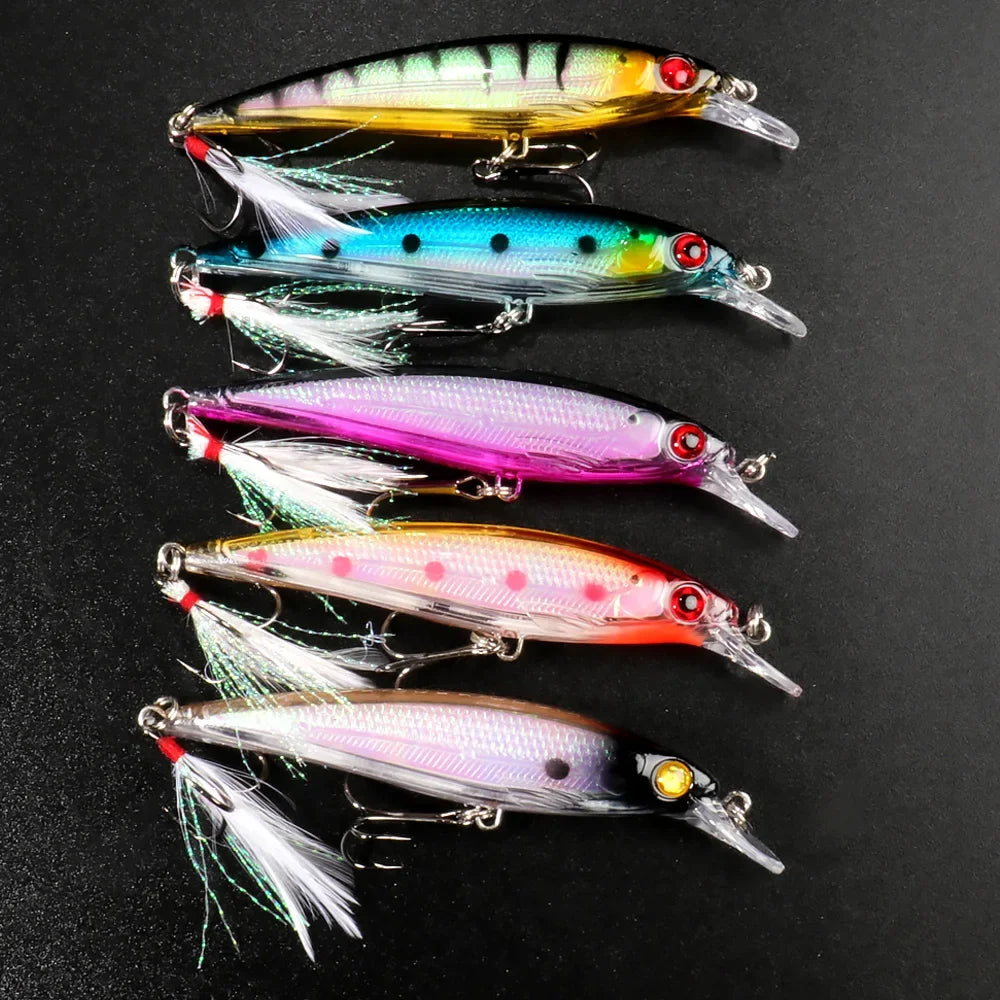 5 Wobbler, 9cm und 13,6G