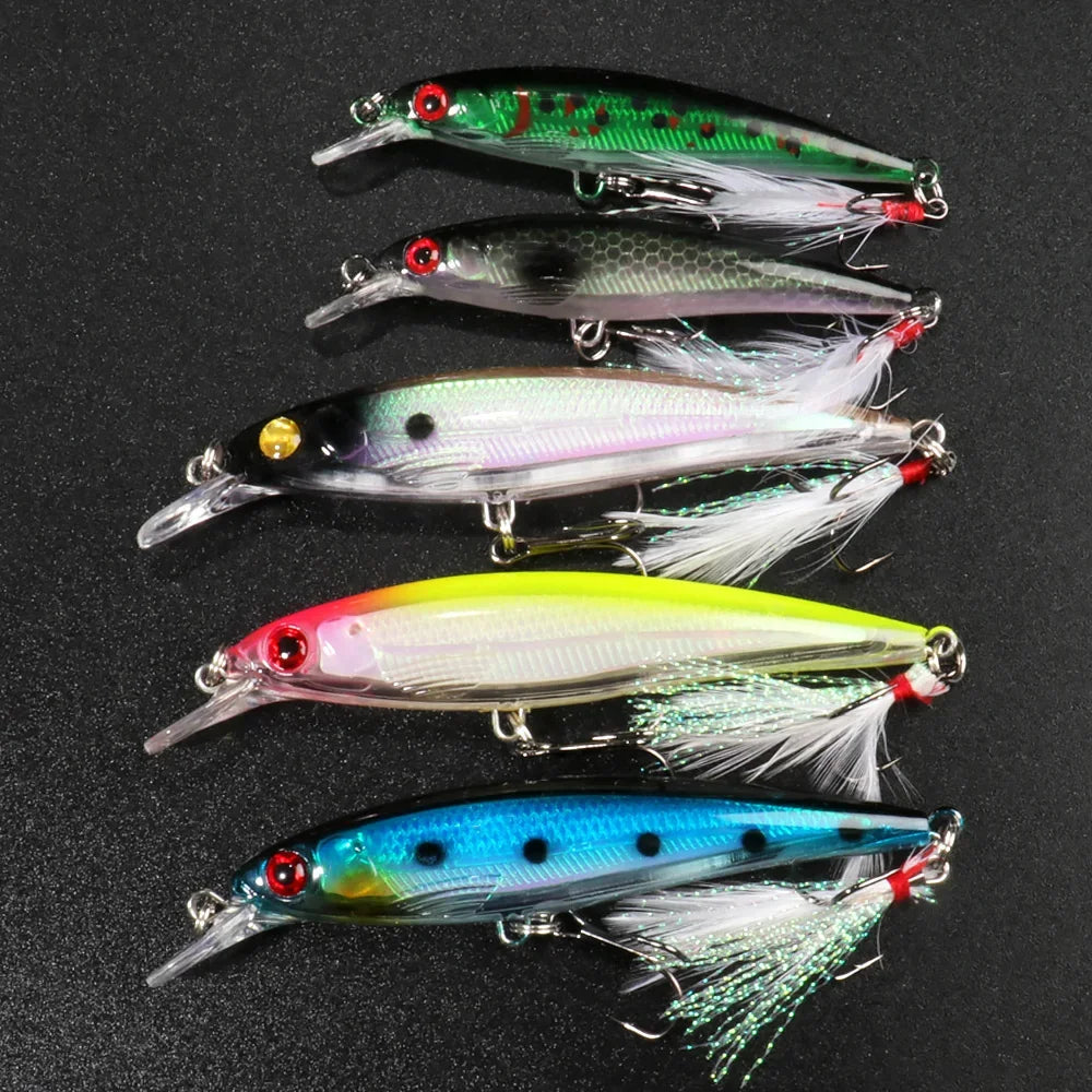 5 Wobbler, 9cm und 13,6G