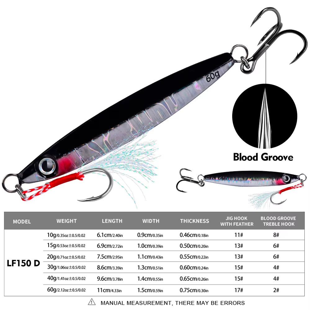 Pilker/Speedjig, 10G-60G