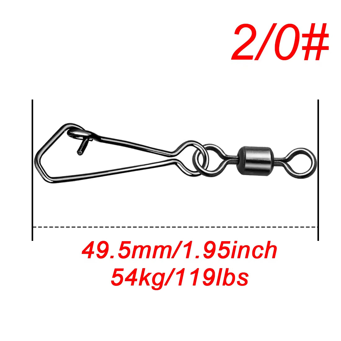 25 Karabiner mit Wirbel