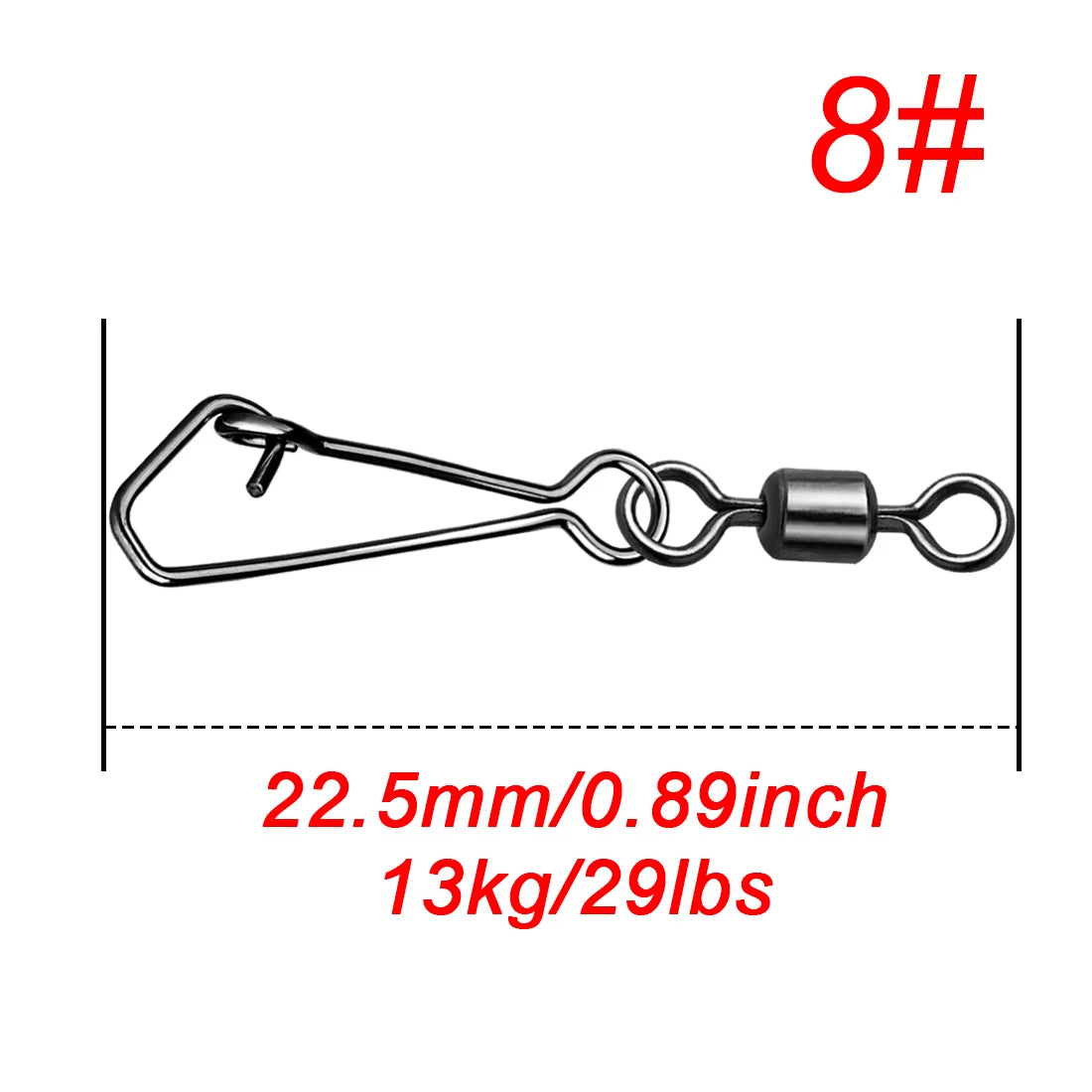 25 Karabiner mit Wirbel