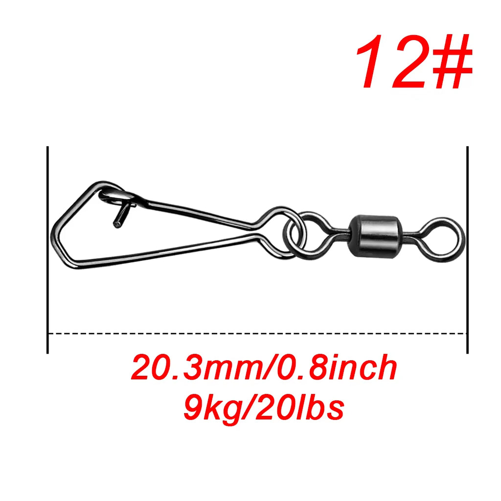 25 Karabiner mit Wirbel