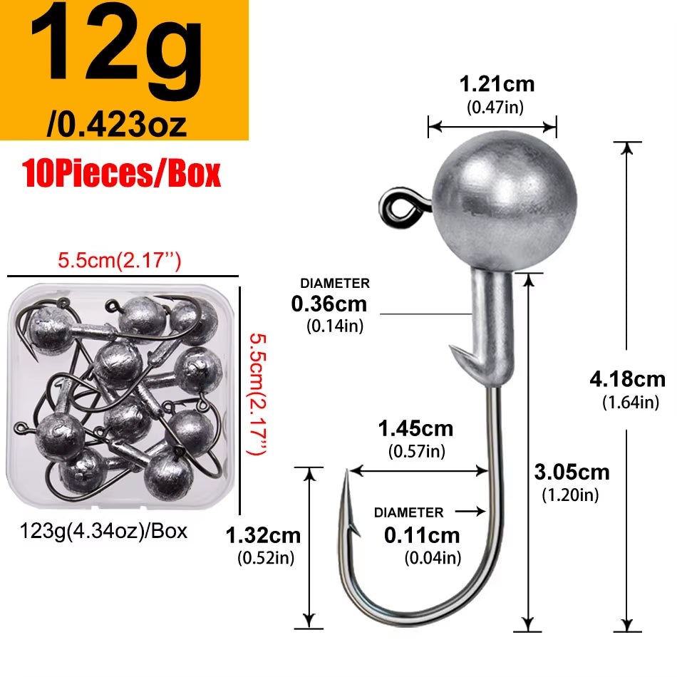 Rundkopf-Jiggingkopf