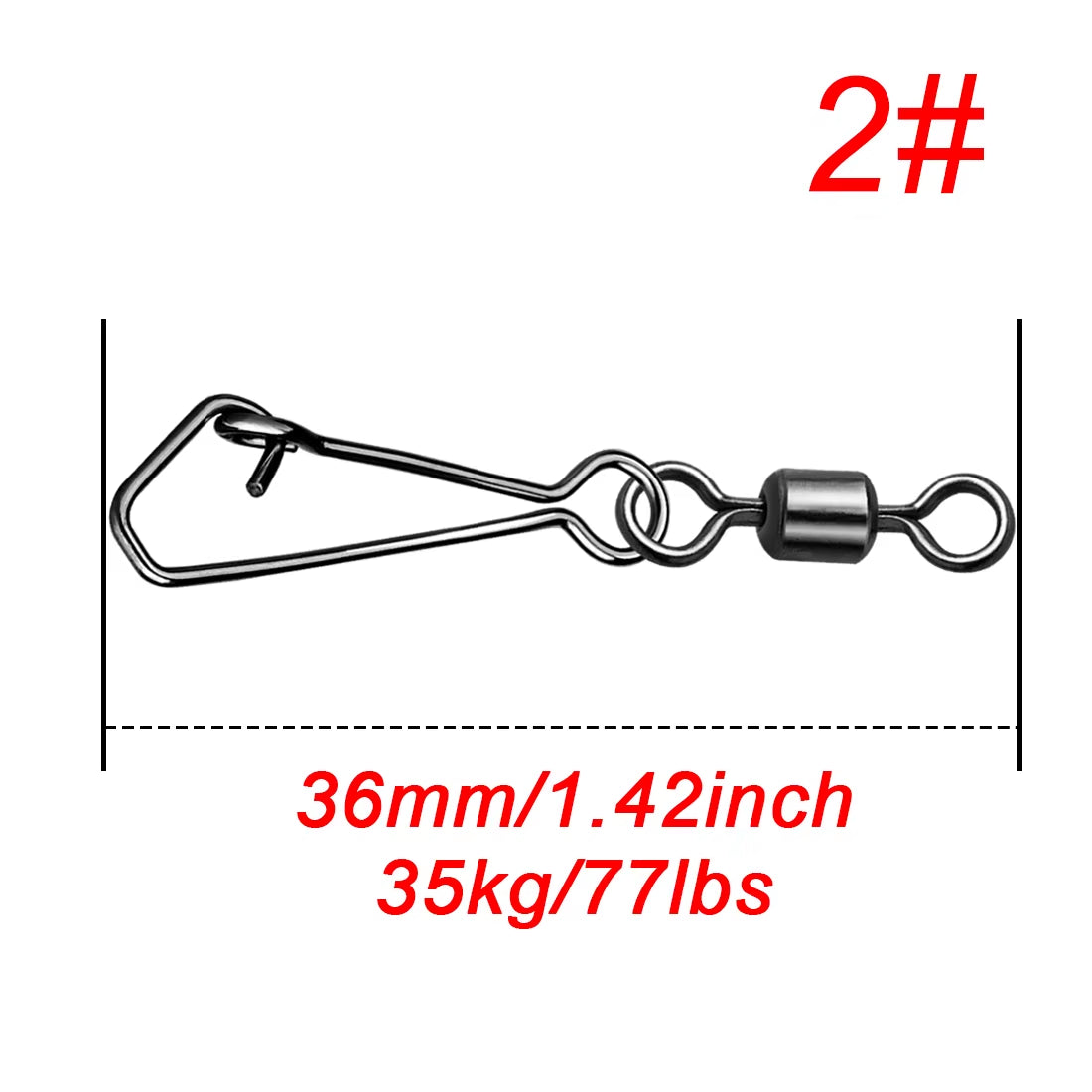 25 Karabiner mit Wirbel