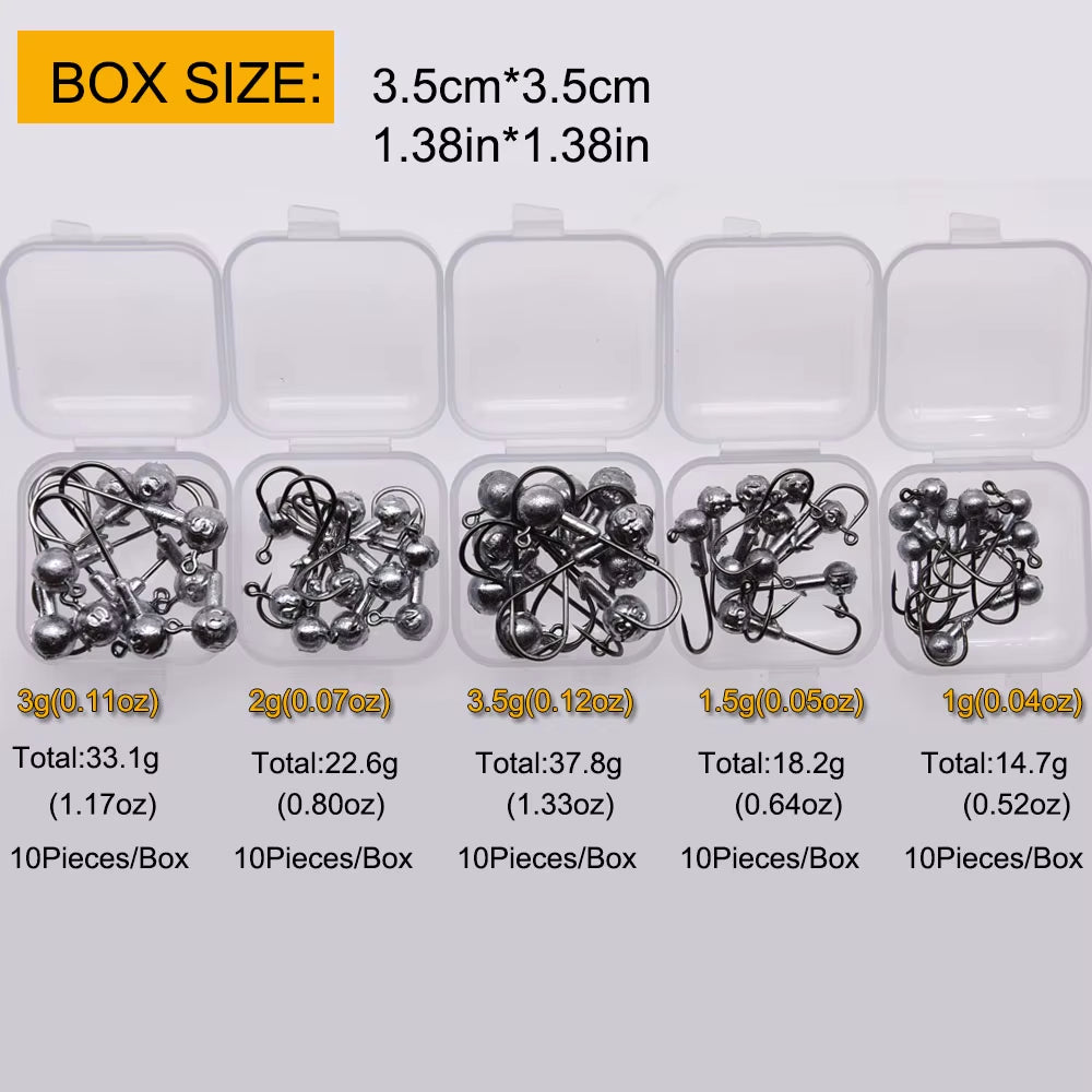 Rundkopf-Jiggingkopf