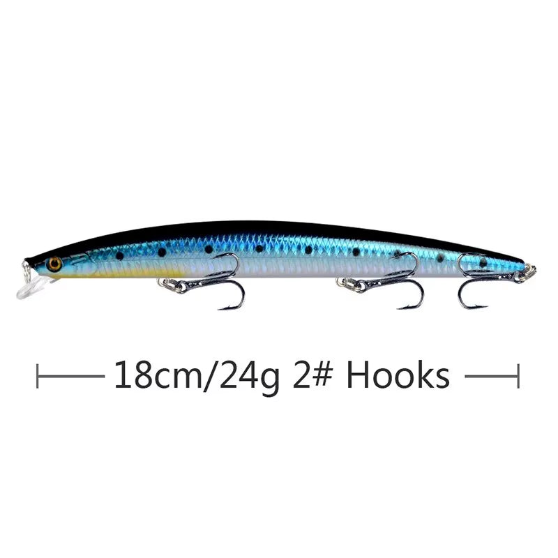 Wobbler, 18cm und 24G