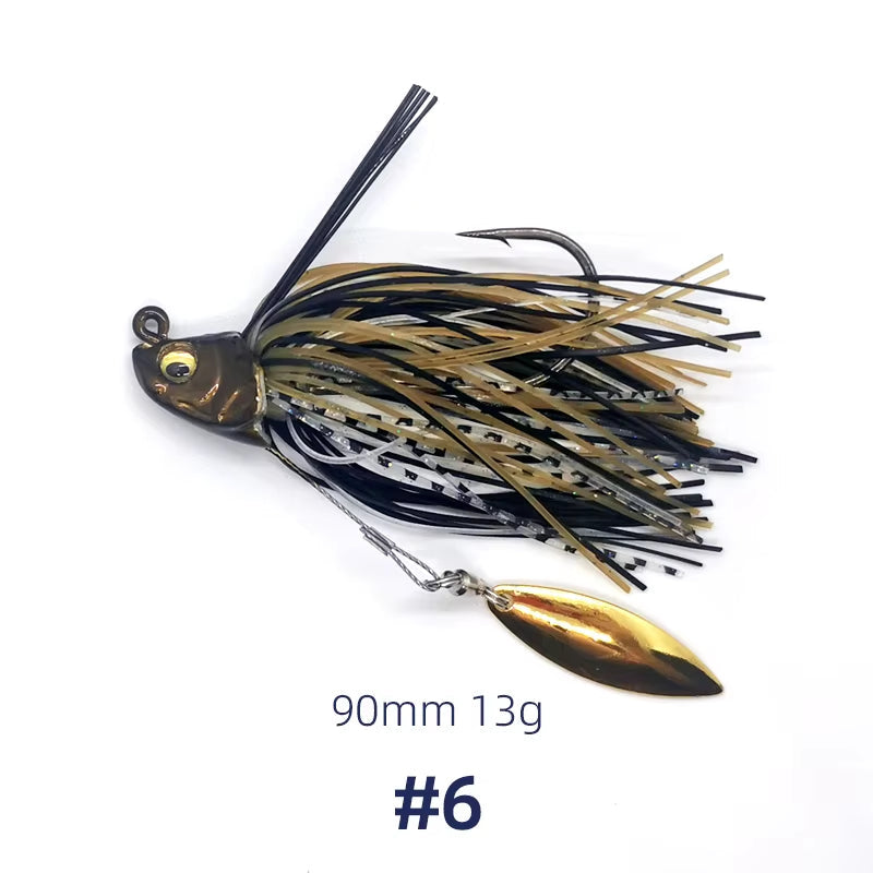 Rubberjig mit Spinnerblade