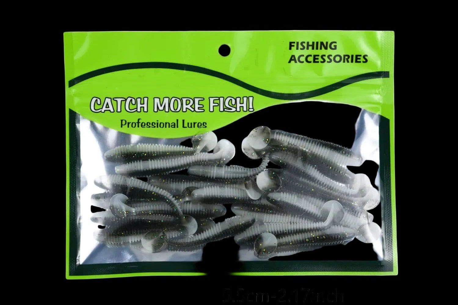 20 Gummifische, 5,5cm/7,5cm