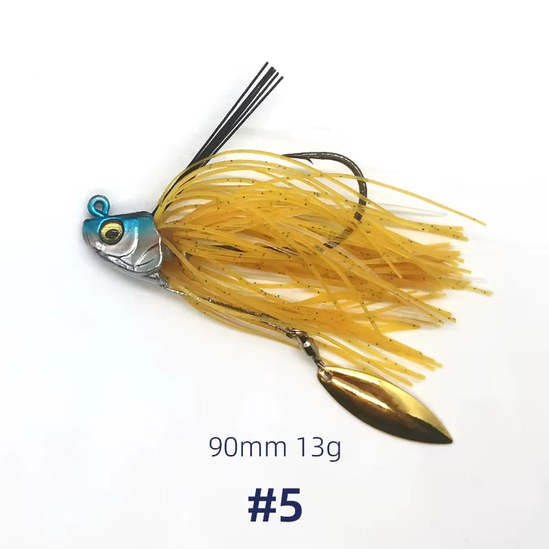 Rubberjig mit Spinnerblade